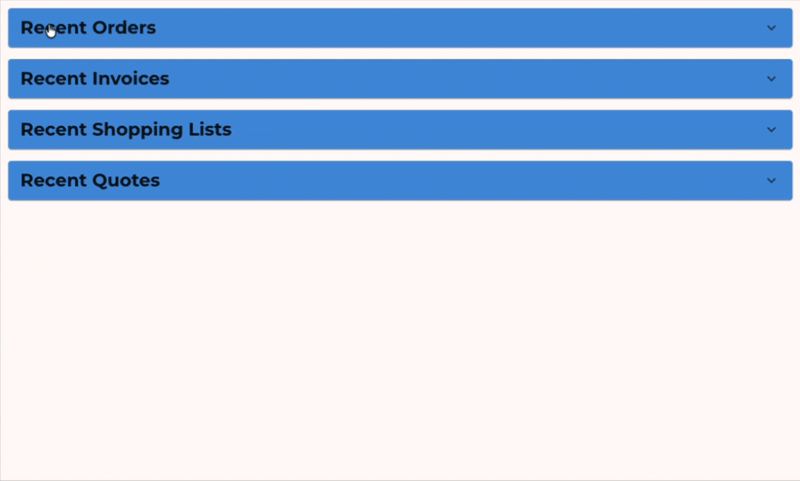 Recent Orders with CRM fetch