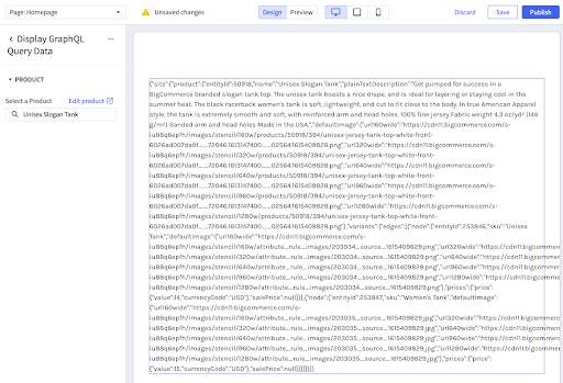 Create GQL widget