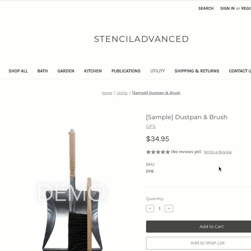 Storefront result