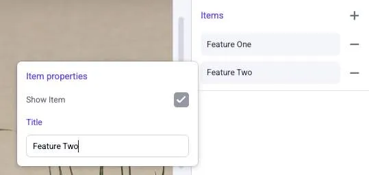 Editing a Group nested within a List