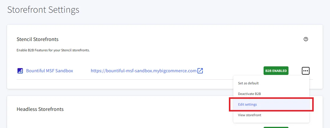 Buyer Portal Type - Multi Storefront - 1