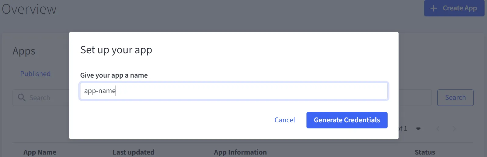 Name the app