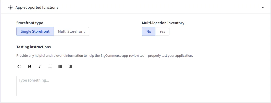 App-supported functions
